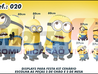 Display para festas kit cenÃ¡rio Minions